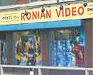 Ronian Video shopfront.