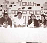 Yemeni youths from Sheffield at the Conference.