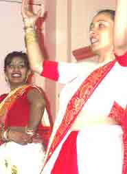Dancers celebrating Diwali.