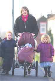 Liz Smith with children.