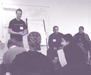 People at the Fir Vale Community Forum meeting.