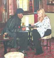 Rob has a chat and a pint with Edwina Christian of the Sportsman pub.