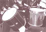 People playinf drums.