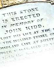 John Kidd's gravestone.