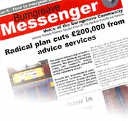 September 2000 cover of Burngreave Messenger.