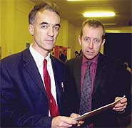 Dr Jeremy Wight and Andy Buck, Chief Executive of NPCT.