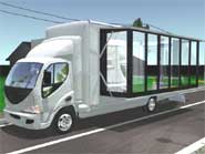 The BNDfC information and communications vehicle.