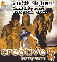 Creative Burngreave year 2 Funding Launch Celebratory event. This is a free event - all welcome.