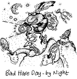 Cartoon: Bad Hare Day - by Night.