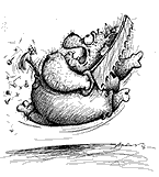 Cartoon: Saw Wood Saw.