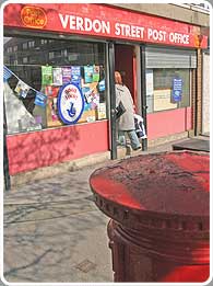 Verdon Street Post Office.