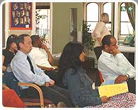 People at the BCAF Health Group ‘Asthma Awareness Day’