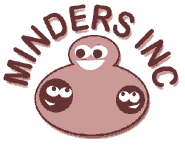 Minders Inc. logo.