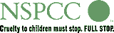 N.S.P.C.C. Cruelty to children must stop. FULL STOP.