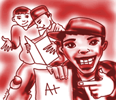 Burngreave lads up their literacy